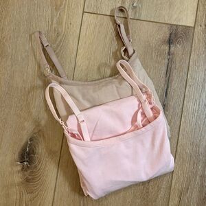 SOLD — NEW Bundle Pact Organic Cotton Nursing/Maternity Camis w/ Shelf Bra, Sz S